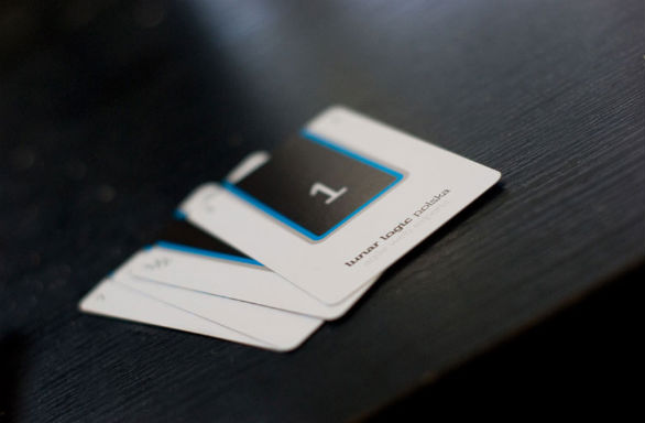 Square Business Card - Lunar Logic Polska