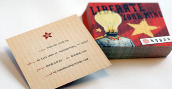 Square Business Card - Hypno Liberate