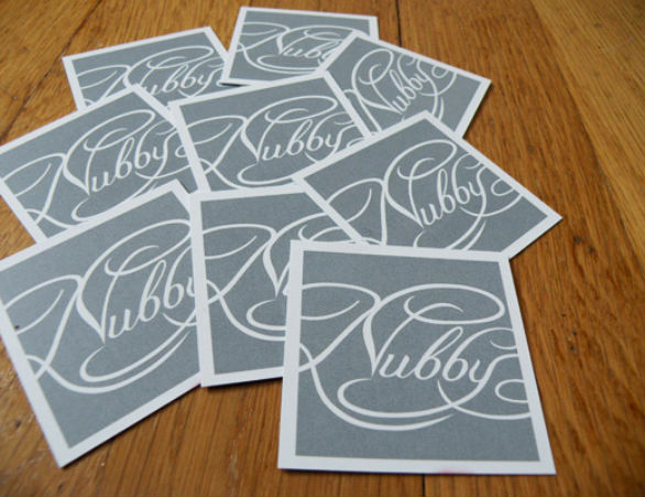 Square Business Card - Nubby