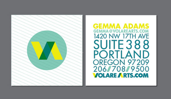 Square Business Card - Gemma Adams