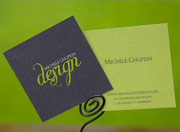 Square Business Card - Michelle Chupein