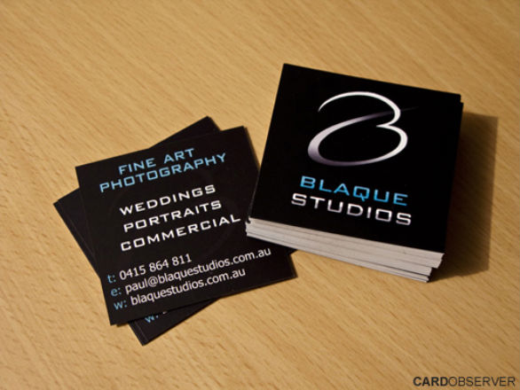 Square Business Card - Blaque Studios