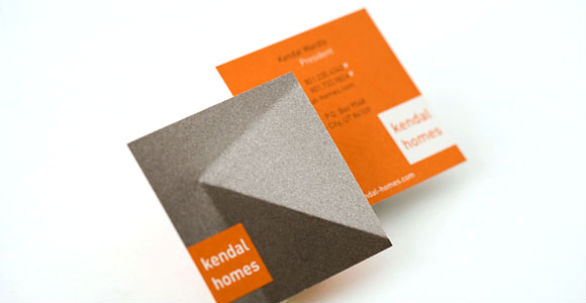 Square Business Card - KENDAL HOMES