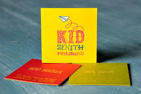 Square Business Card - Kid Zenith Publishing