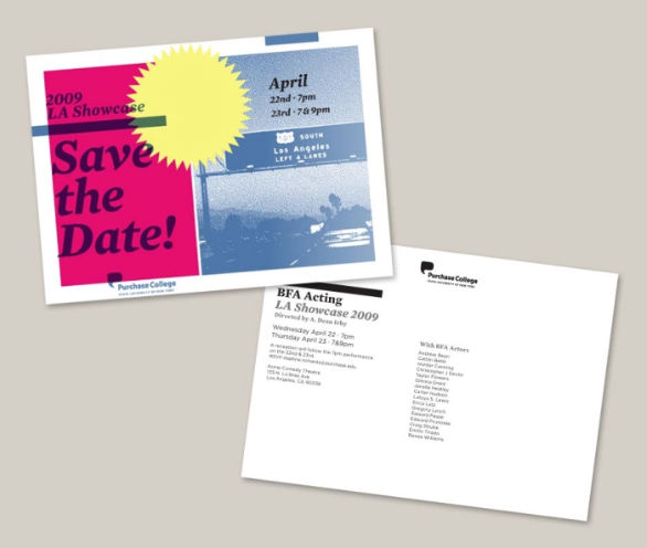 Creative Postcard Design - Save the Date