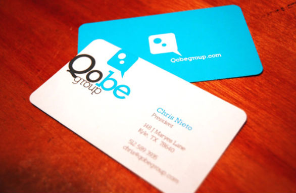 Custom Shaped Business Cards - Qobe