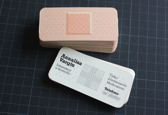 Custom Shaped Business Cards - Annalisa Vargiu 