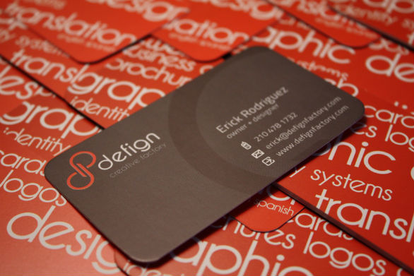 Custom Shaped Business Cards - Defign Creative