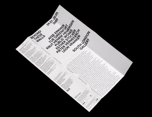 Event Brochure Design Examples - Beyond These Walls