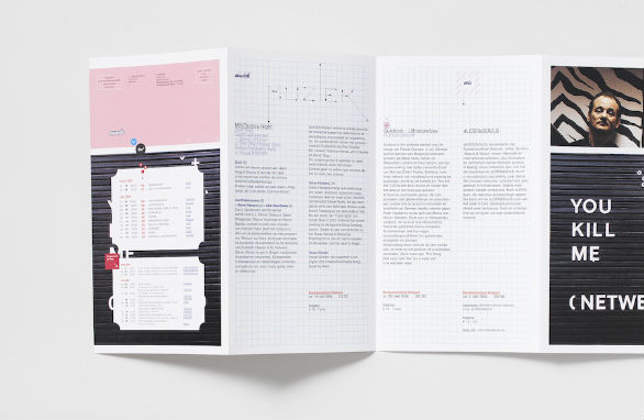 Event Brochure Design Examples - Kunstcentrum Netwerk