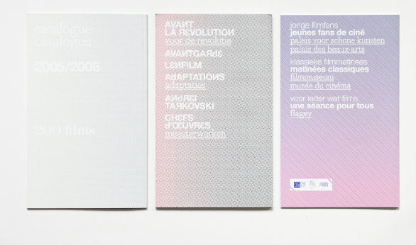 Event Brochure Design Examples - Musée du cinéma