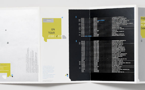 Event Brochure Design Examples - Cie Charleroi Danses