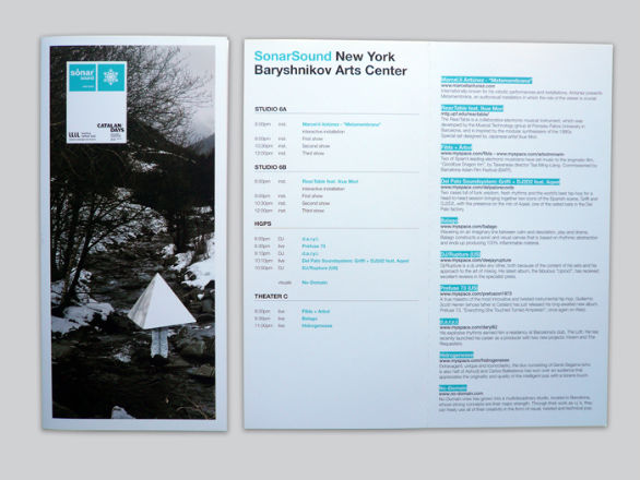 Event Brochure Design Examples - Advanced Music