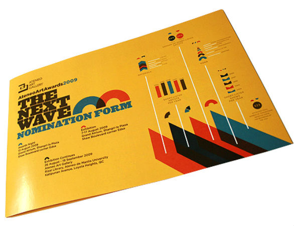 Event Brochure Design Examples - Ateneo Art Awards