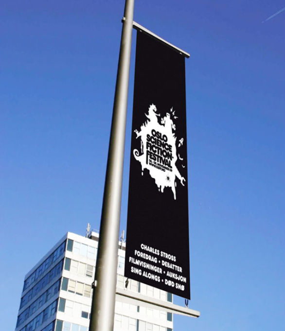 Vinyl Banner Design - Oslo Science Fiction Festival