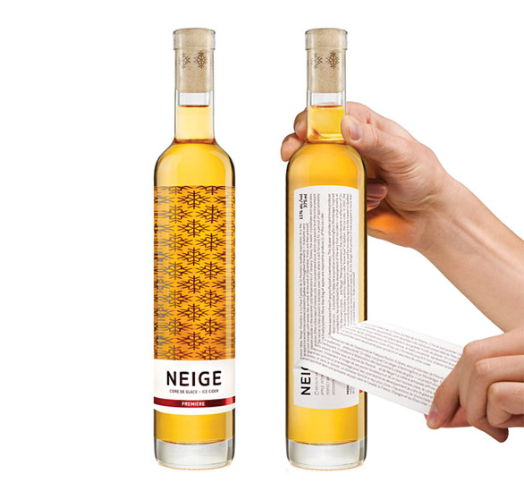 Beverage Label Printing - neige