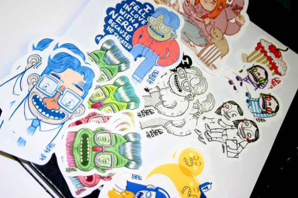 Custom Sticker Design - Stickers on Behance 2