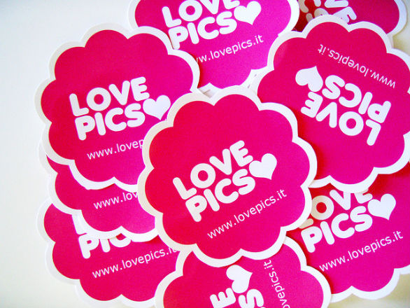 Custom Sticker Design - Love Pics