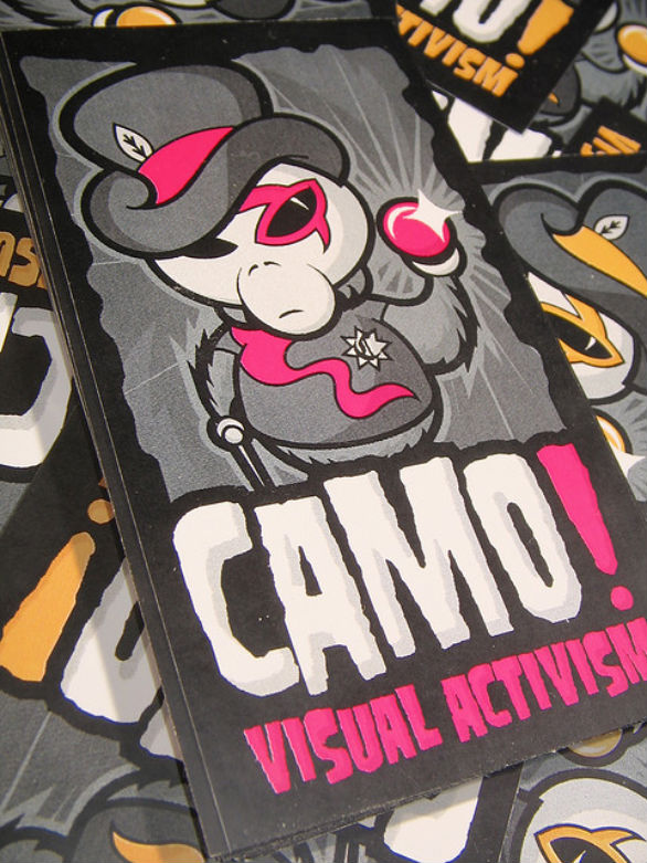 Custom Sticker Design - Camo