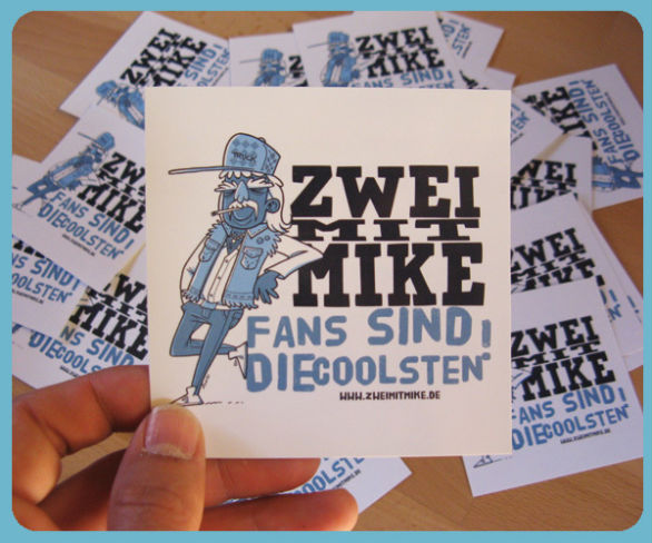 Custom Sticker Design - Zwei Mit Mike