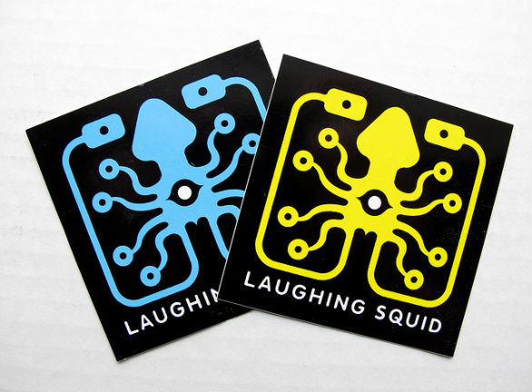 Custom Sticker Design - Laughing Squid