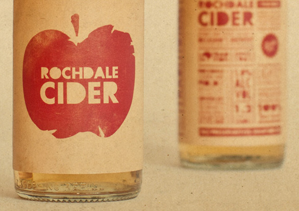 Food Label Design - Rochdale Cider