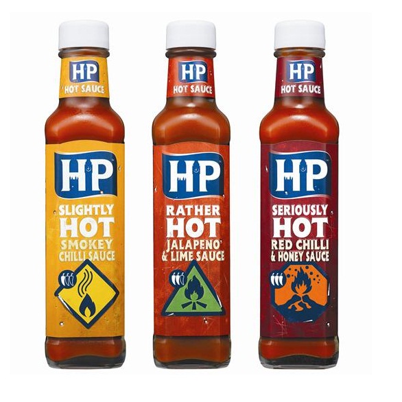 hot sauce labels - hp