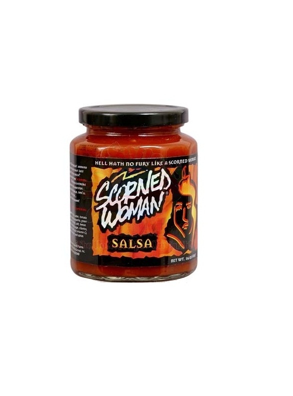 hot sauce labels - scorned woman salsa