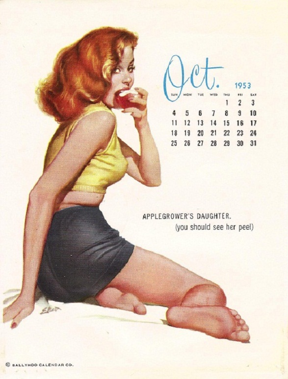 Pin Up Girl Calendar Illustrations 20 Va Va Voom Examples Uprinting