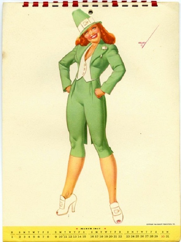 Pin-Up Girl Calendar - Petty Irish Lass