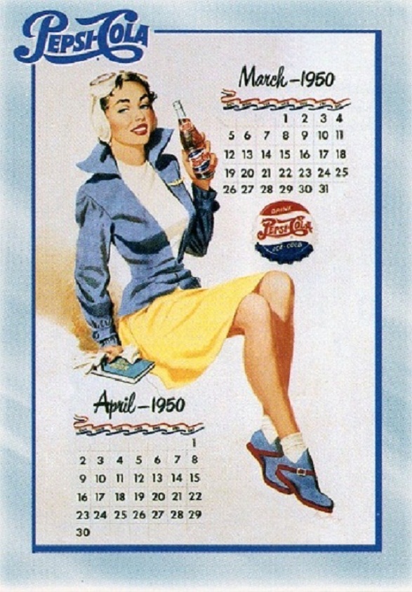 Pin-Up Girl Calendar - Pepsi Girl