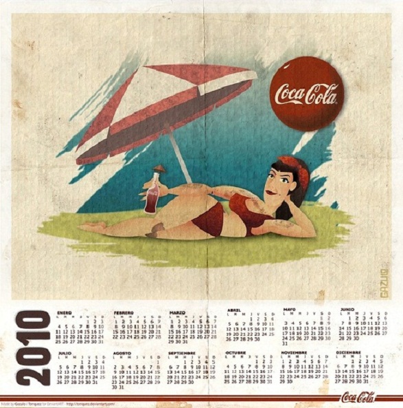 Pin-Up Girl Calendar - Majo's Calendar by Tonquez