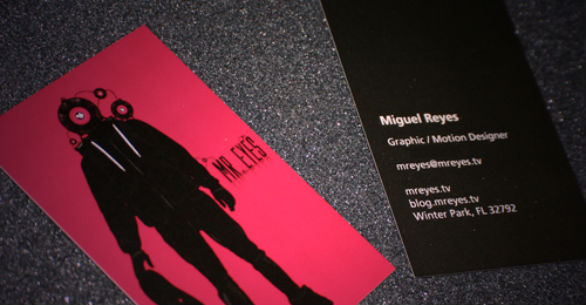 Cool Business Card Designs - Miguel Reyes