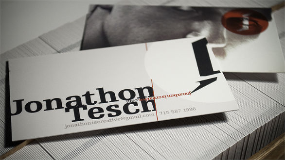 Cool Business Card Designs - Joanthon Tesch