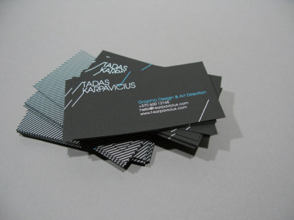 Cool Business Card Designs - Tadas Karpavicius