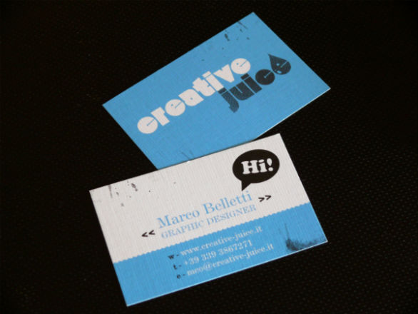 Cool Business Card Designs - Marco Belletti