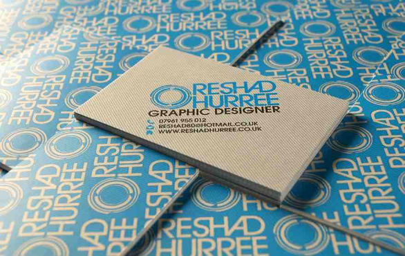 Cool Business Card Designs - Reshad Huree