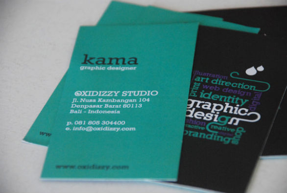 Cool Business Card Designs - Kama Dwipayana