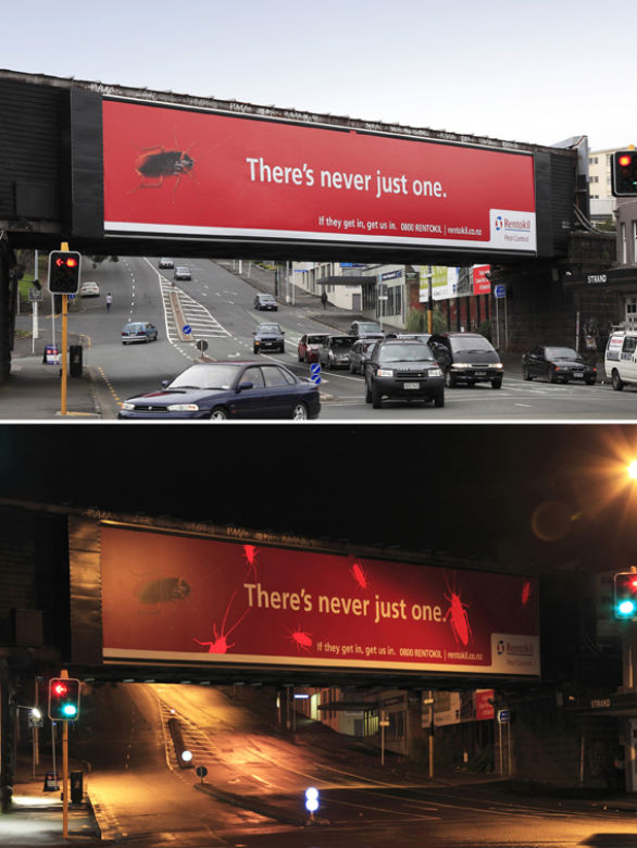 Creative Outdoor Advertising - Rentokil