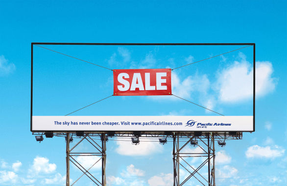 Creative Outdoor Advertising - Pacific Airlines