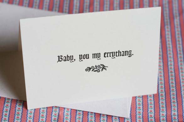 Greeting Card Images - Ebonics