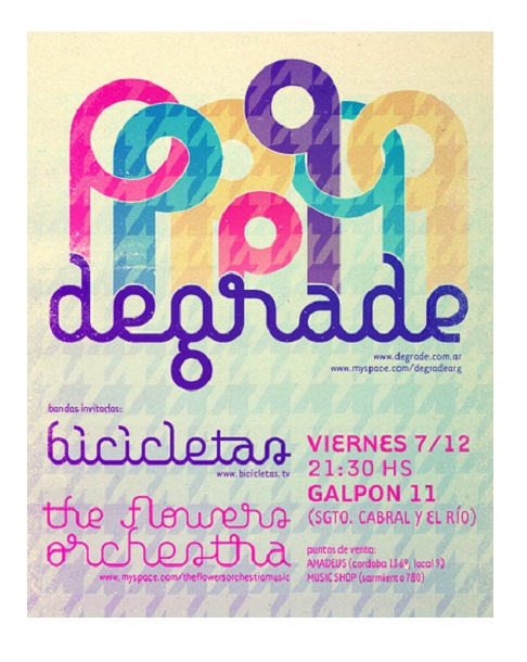 flyer design ideas - degrade