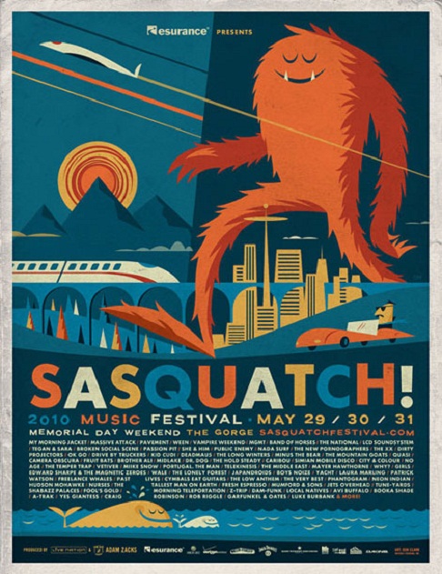 flyer design ideas - sasquatch