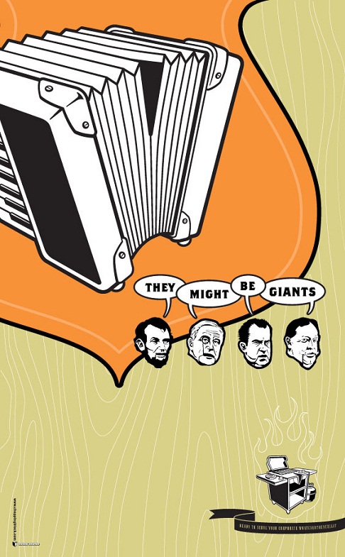 flyer design ideas - they might be giants