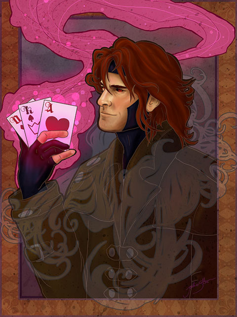 Art Nouveau Poster - Gambit