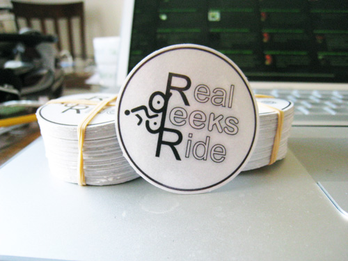 Bicycle Bumper Stickers - Real Geeks Ride