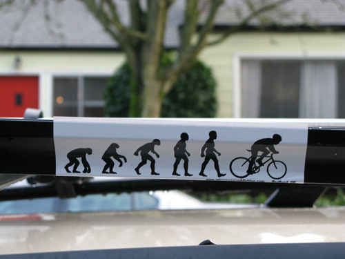 Bicycle Bumper Stickers - Do The Evolution