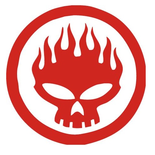 rock band stickers - The Offspring