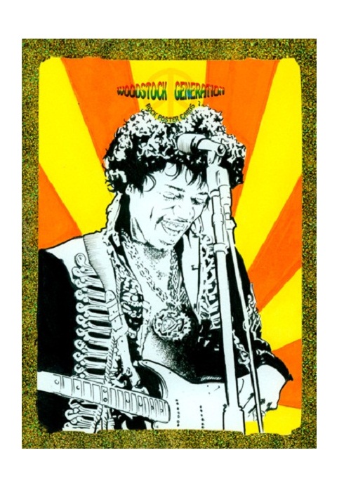 rock band stickers 04 rock band stickers - Jimi Hendrix