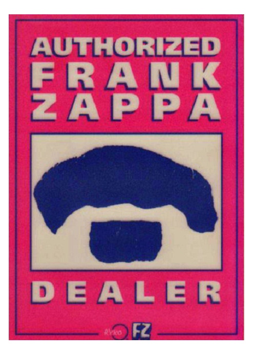 rock band stickers - frank zappa